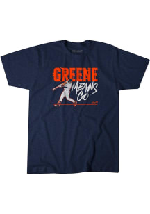 Riley Greene Detroit Tigers Youth Navy Blue Greene Means Go Player Tee