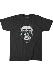 AJ Brown Philadelphia Eagles Charcoal Sugar Skull Short Sleeve Fashion Player T Shirt