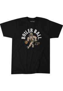 BreakingT Purdue Boilermakers Black Boiler Ball Short Sleeve Fashion T Shirt