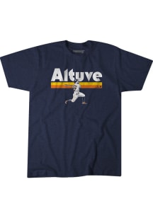Jose Altuve Houston Astros Navy Blue Slugger Short Sleeve Fashion Player T Shirt