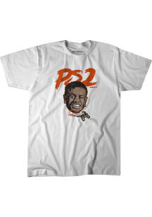 Patrick Surtain Denver Broncos White Swag Head Short Sleeve Fashion Player T Shirt