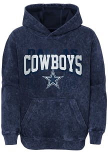 Dallas Cowboys Youth Navy Blue Back to Back Long Sleeve Hoodie