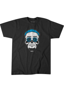 Amon-Ra St. Brown Detroit Lions Charcoal Sugar Skull Short Sleeve Fashion Player T Shirt