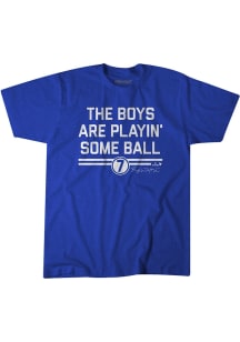 Bobby Witt Jr Kansas City Royals Youth Blue The Boys Are Playin' Some Ball Player Tee