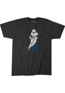 Jahmyr Gibbs Detroit Lions Black Superstar Pose Short Sleeve Fashion Player T Shirt