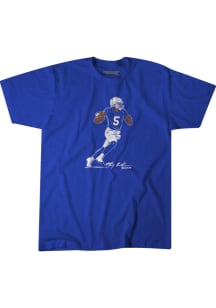 Anthony Richardson Indianapolis Colts Blue Superstar Pose Short Sleeve Fashion Player T Shirt