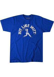 Bobby Witt Jr Kansas City Royals Youth Blue Hit Like Witt Player Tee