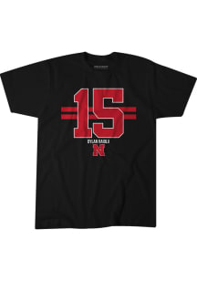 Dylan Raiola Youth  Nebraska Cornhuskers Dylan Raiola 15 Short Sleeve Player T-Shirt