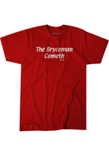 Bryce Harper Philadelphia Phillies Red Bryceman Cometh Short Sleeve Fashion Player T Shirt