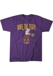 BreakingT LSU Tigers Youth Purple Mike the Tiger Short Sleeve T-Shirt