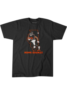 Rome Odunze Chicago Bears Youth Charcoal State Star Player Tee