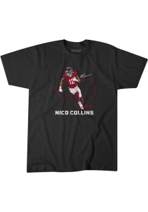 Nico Collins Houston Texans Youth Navy Blue State Star Player Tee