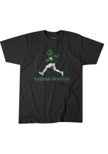 Saquon Barkley Philadelphia Eagles Charcoal State Outline Short Sleeve Fashion Player T Shirt