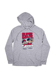 Josh Naylor Cleveland Guardians Mens Grey Super Naylor Bros Player Hood