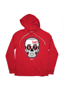 Travis Kelce Kansas City Chiefs Mens Red Sugar Skull Player Hood