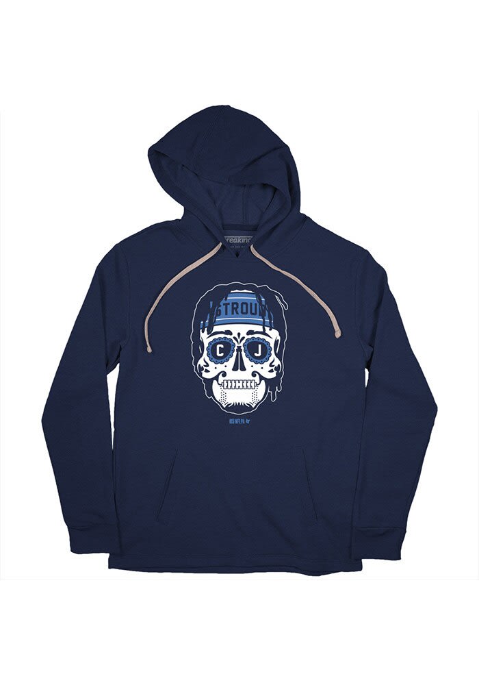 CJ Stroud Houston Texans Mens NAVY Sugar Skull Player Hood 20200988