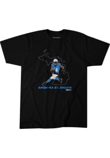 Amon-Ra St. Brown Detroit Lions  State Star Short Sleeve Fashion Player T Shirt