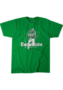 Saquon Barkley Philadelphia Green Snowquan Short Sleeve Fashion Player T Shirt