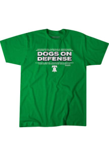 Philadelphia Kelly Green BreakingT Dogs On Defense Short Sleeve Fashion Player T Shirt