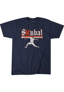 Tarik Skubal Detroit Tigers Navy Blue Backward K Short Sleeve Fashion Player T Shirt