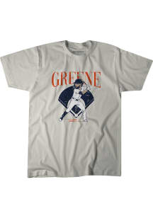 Riley Greene Detroit Tigers Ivory Diamond Caricature Short Sleeve Fashion Player T Shirt