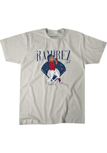 Jose Ramirez Cleveland Guardians Ivory Diamond Caricature Short Sleeve Fashion Player T Shirt