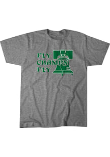 BreakingT Philadelphia Grey Fly Champs Fly Short Sleeve Fashion T Shirt