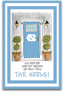 North Carolina Tar Heels As For Me Garden Flag - Light Blue