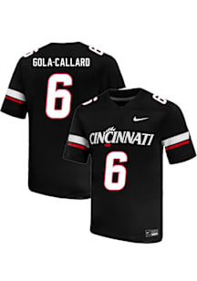 Trevon Gola-Callard Nike Mens Black Cincinnati Bearcats Football NIL Name And Number Football Jers..