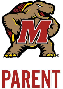 Red Maryland Terrapins Parent Decal