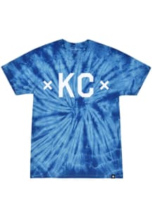 Made Mobb Kansas City Blue Tie Dye Signature Short Sleeve T Shirt