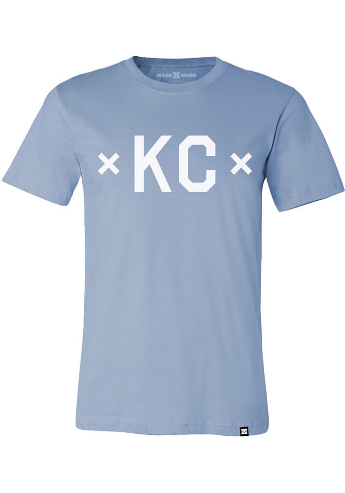 Made Mobb Kansas City Light Blue Signature Short Sleeve T Shirt