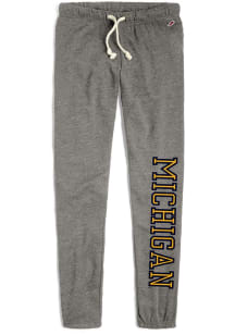 Womens Grey Michigan Wolverines Victory Springs Sweatpants