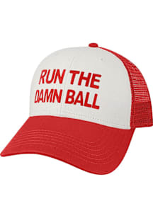 Nebraska Cornhuskers Lo-Pro Snap Trucker Run The Damn Ball Adjustable Hat -