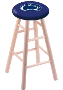 Brown Penn State Nittany Lions Round Cushion Maple Pub Stool