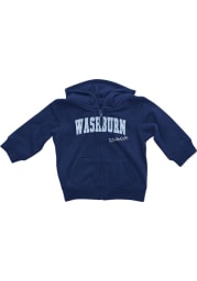 Colosseum Washburn Ichabods Baby Rally Loud Long Sleeve Full Zip Sweatshirt - Navy Blue