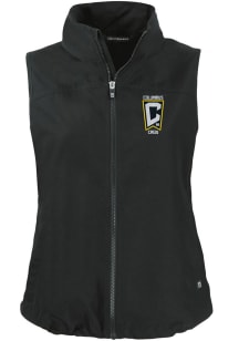 Cutter and Buck Columbus Crew Womens Black Charter Vest