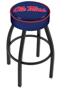 Ole Miss Rebels Swivel Pub Stool - Black