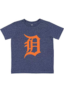 Detroit Tigers Toddler Blue Primary Logo Short Sleeve T-Shirt