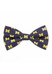Repeat Logo Michigan Wolverines Mens Tie - Navy Blue