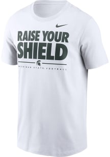 Michigan State Spartans White Nike Local Cotton Short Sleeve T Shirt