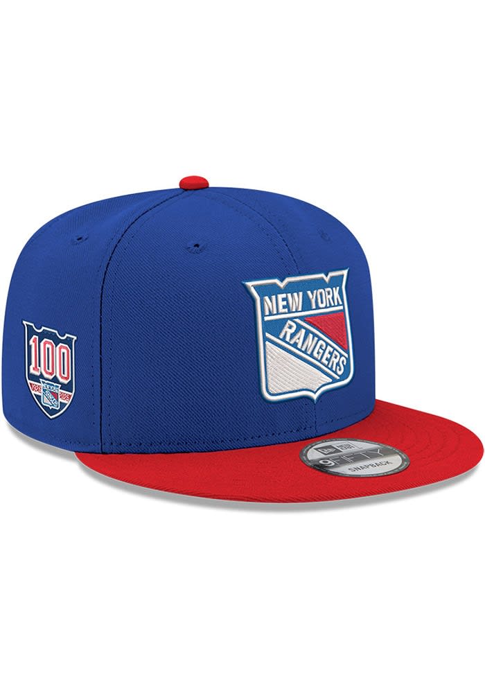 New York Rangers New Era ROYAL Centennial 9FIFTY Snapback Hat
