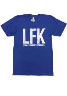 Lawrence Blue LFK Wordmark Short Sleeve T Shirt