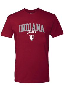 Indiana Hoosiers Crimson Summit Sportswear Sister Short Sleeve T-Shirt