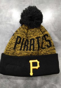 New Era Pittsburgh Pirates Black Team Blizzard Youth Knit Hat