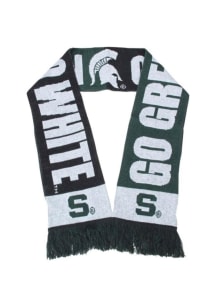 Michigan State Spartans 47 Rally Loud Slogan Mens Scarf - Green