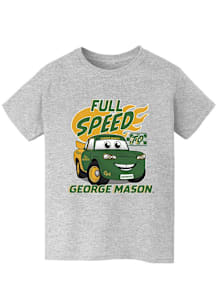 Vive La Fete George Mason University Youth Grey Full Speed Short Sleeve T-Shirt