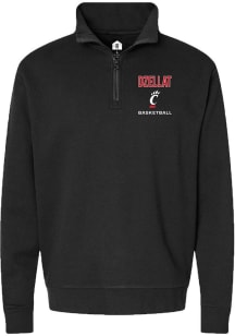 Halvine Dzellat Mens Rally  Cincinnati Bearcats NIL Embroidered Qtr Zip Pullover