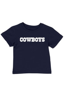 Dallas Cowboys Toddler Navy Blue Rally Loud Short Sleeve T-Shirt