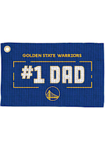 Golden State Warriors #1 Dad Waffle Golf Towel